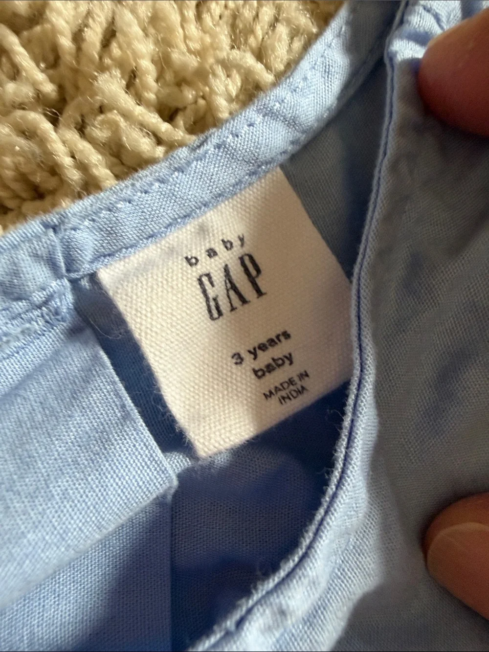 Gap Light Blue Embroidered Girls' Tank Top & Culotte Set
